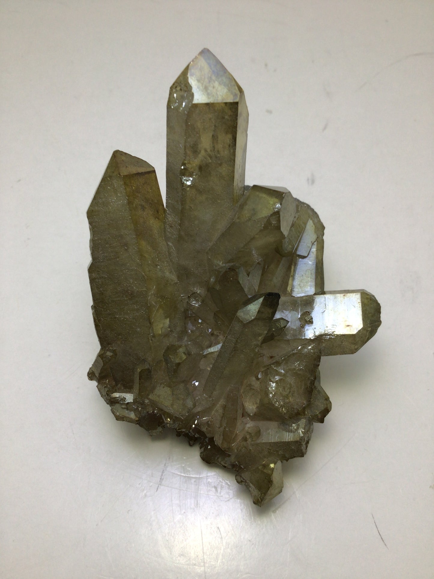 Champagne Aura Quartz Cluster