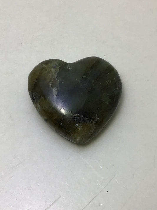 Labradorite Heart