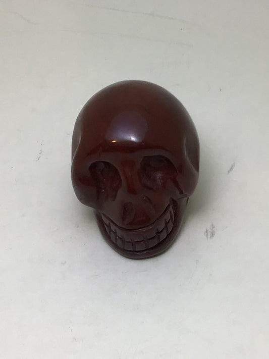 Red Jasper Skull