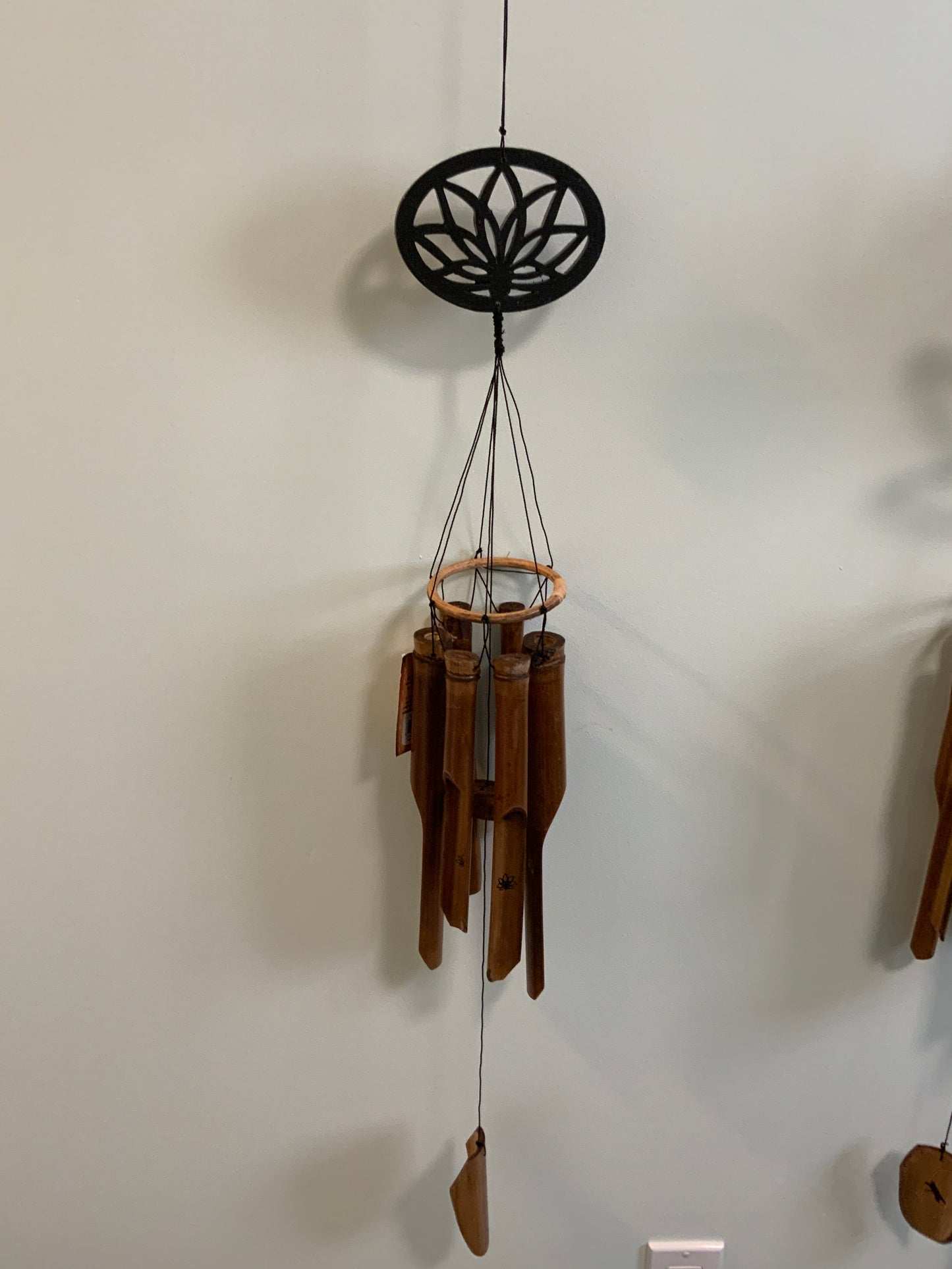 Bamboo Windchime with Lotus
