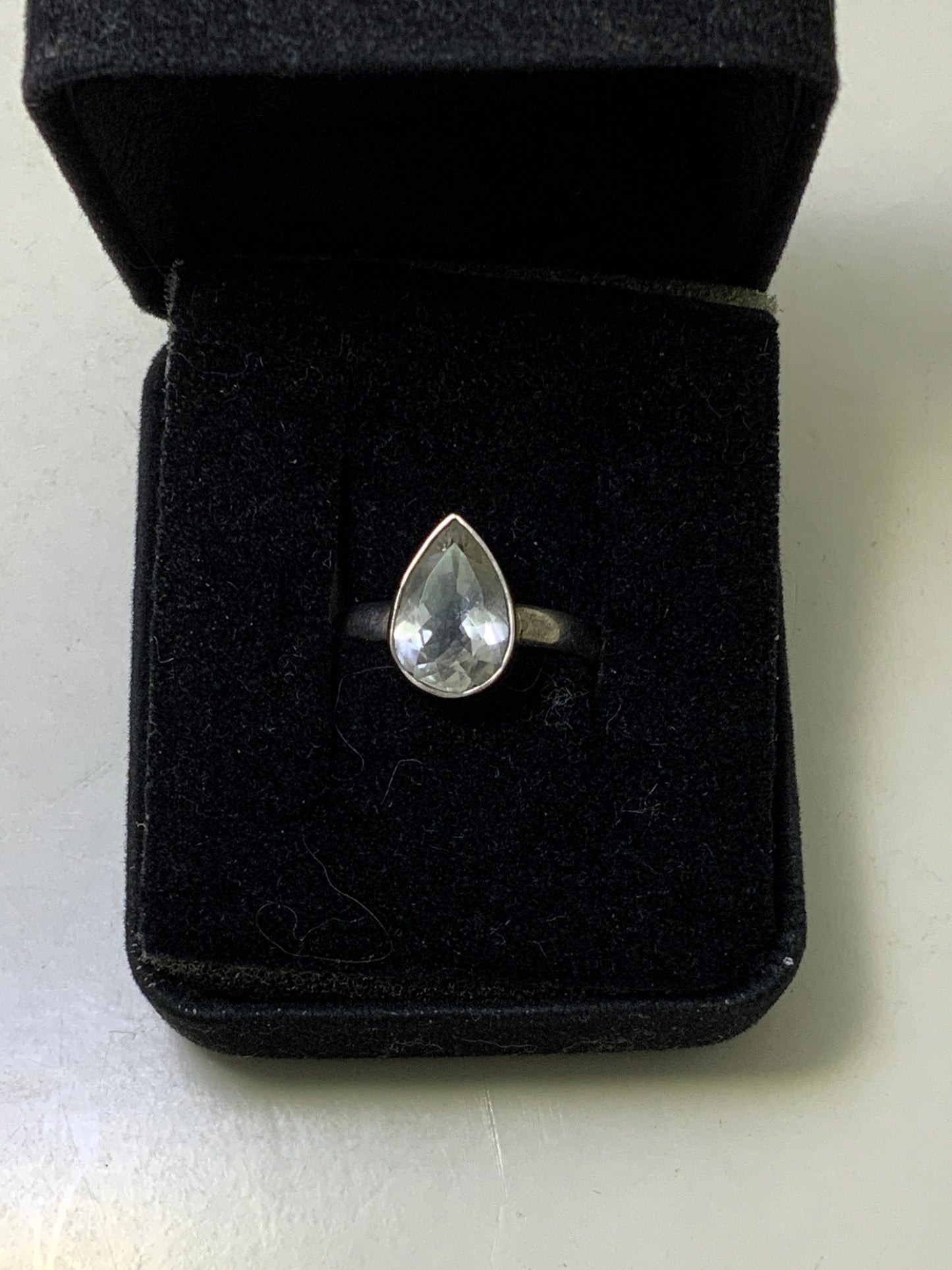 Clear Quartz Sterling Silver Rings