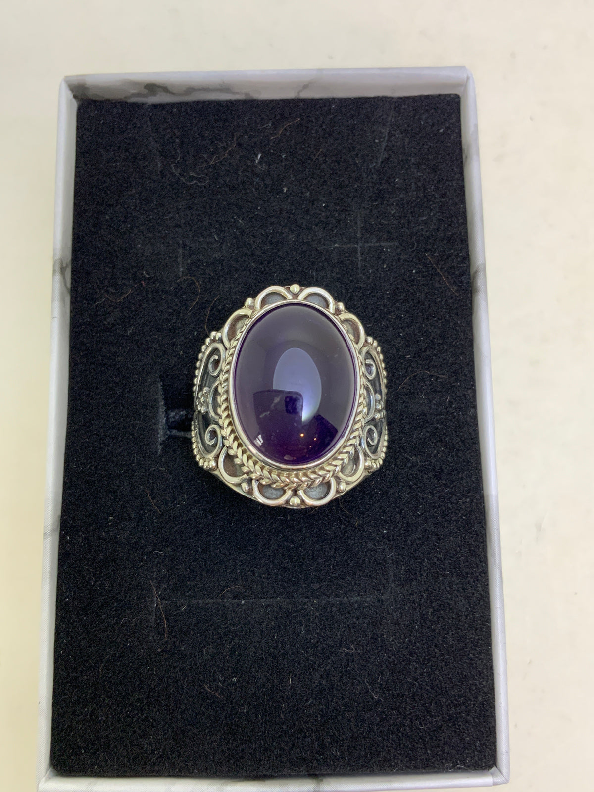 Amethyst Sterling Silver Rings