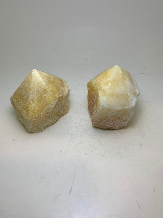 Yellow Calcite Polished Point