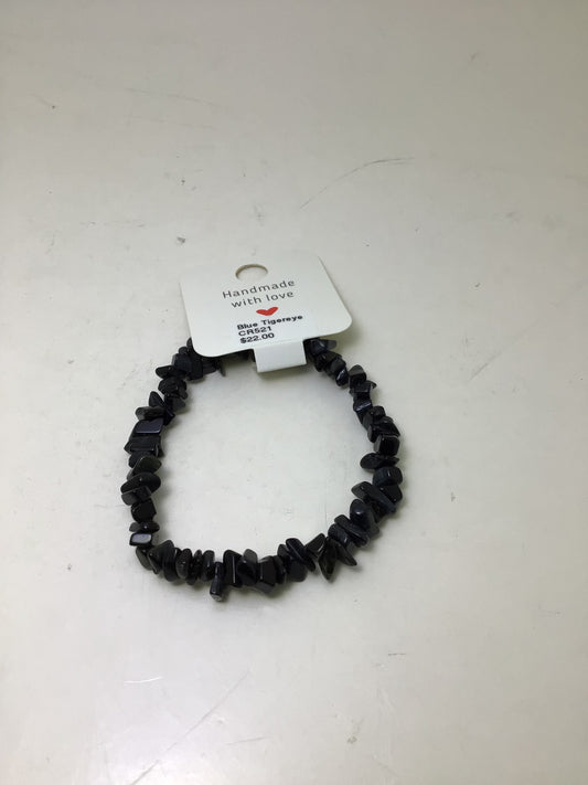 Blue Tiger Eye Stone Chip Bracelet