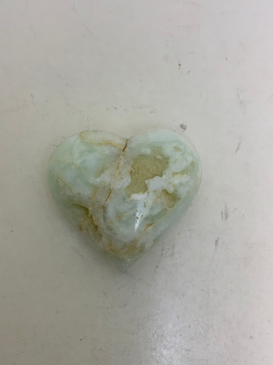 Caribbean Calcite Heart