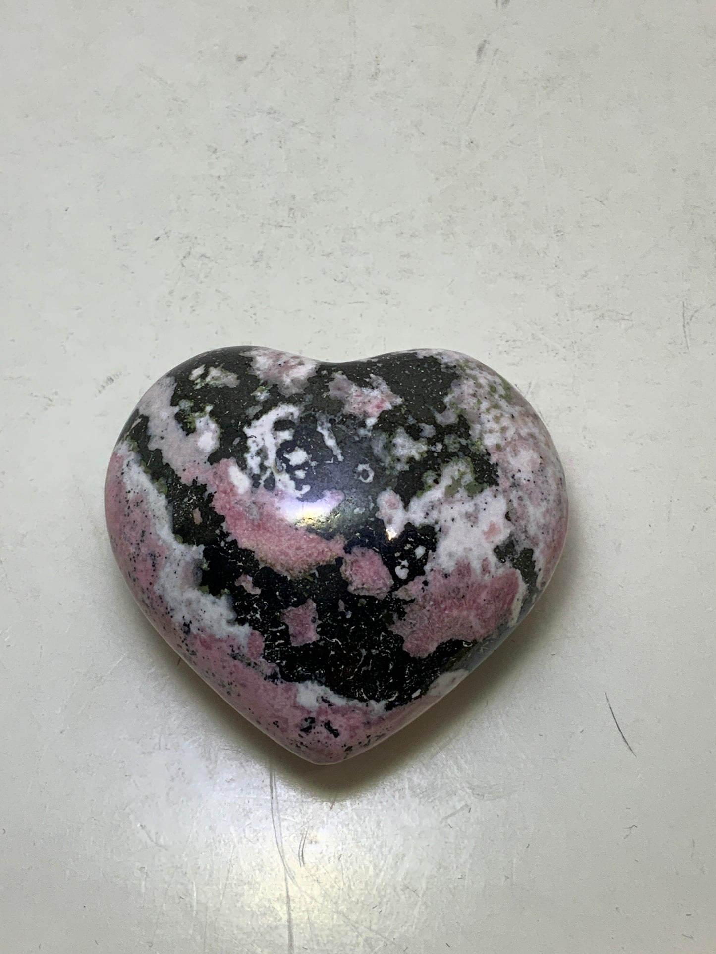 Rhodonite Heart