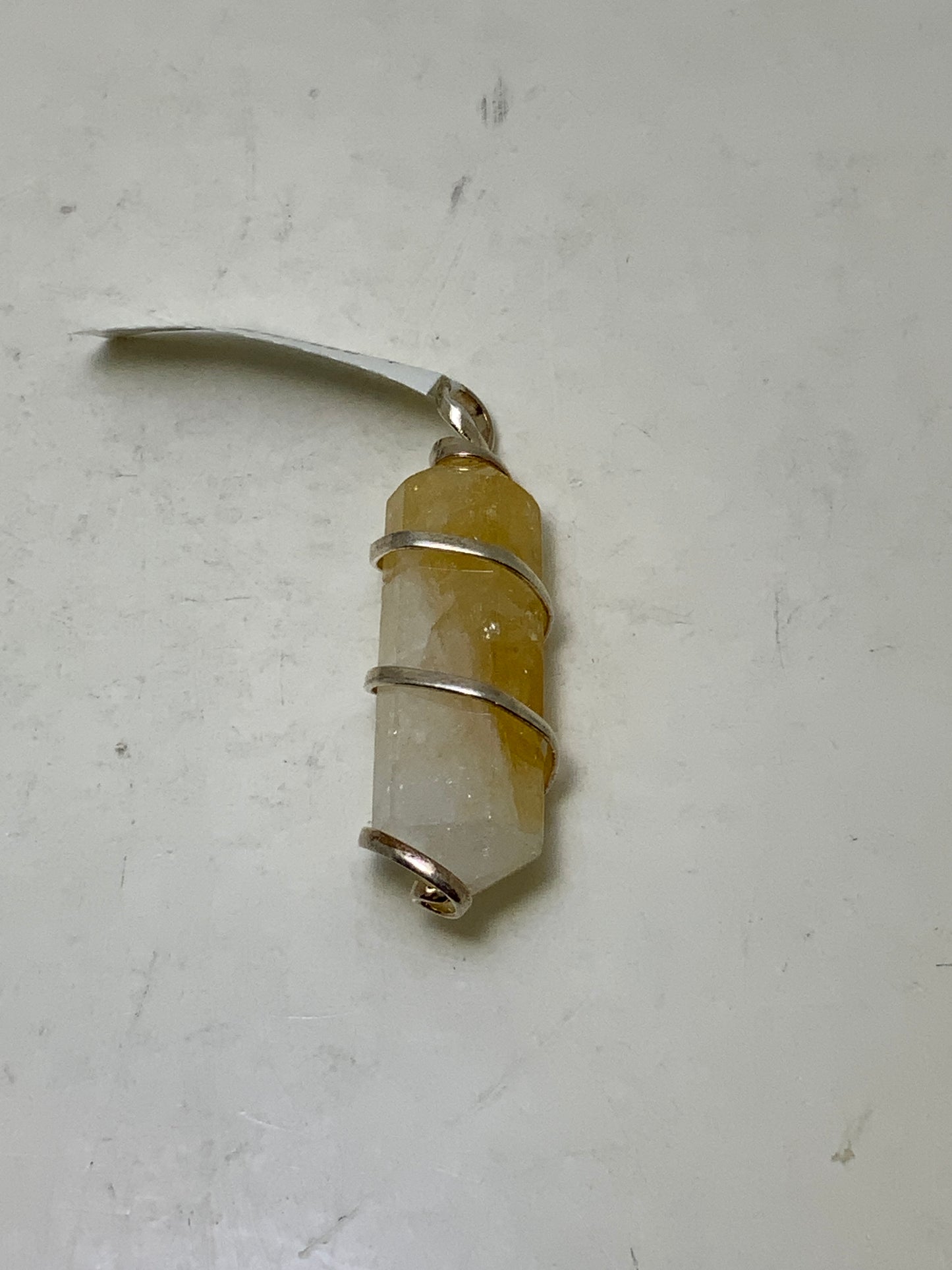 Citrine Twist Pendant