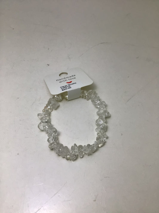 Clear Quartz Stone Chip Bracelet
