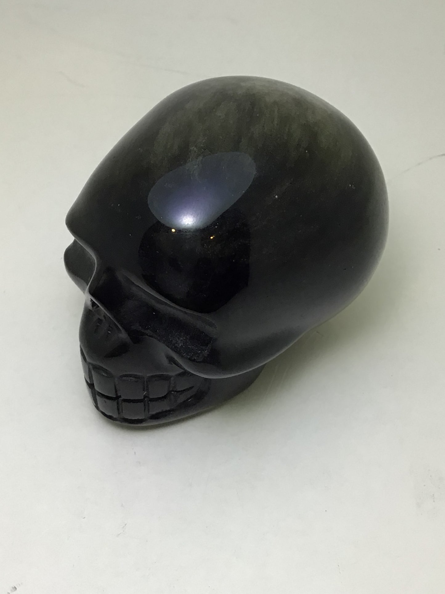 Rainbow Obsidian Skull