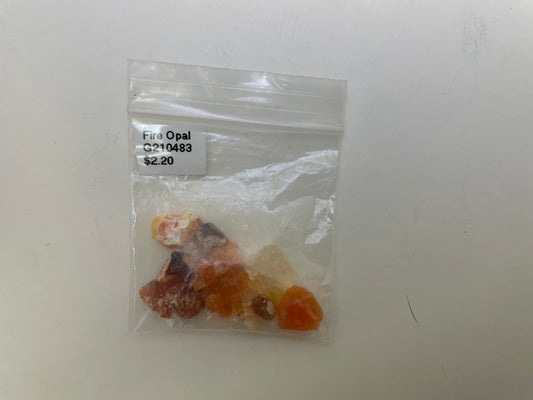 Rough Fire Opal (Bagged)
