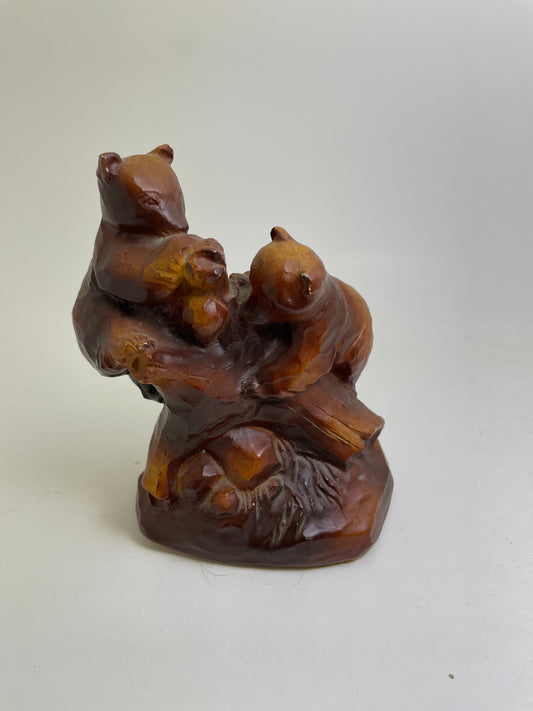 Wooden Bears Carving