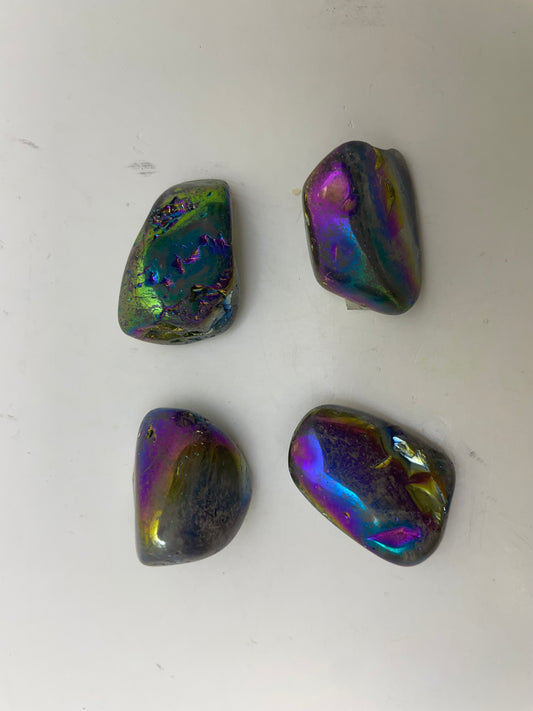 Rainbow Titanium Aura Quartz