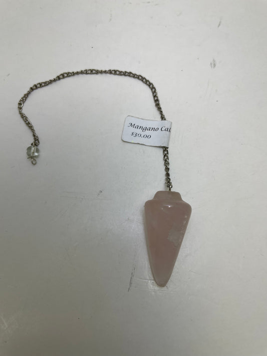 Mangano Calcite Pendulum