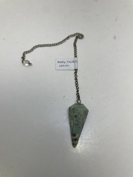 Ruby Fuchsite Pendulum