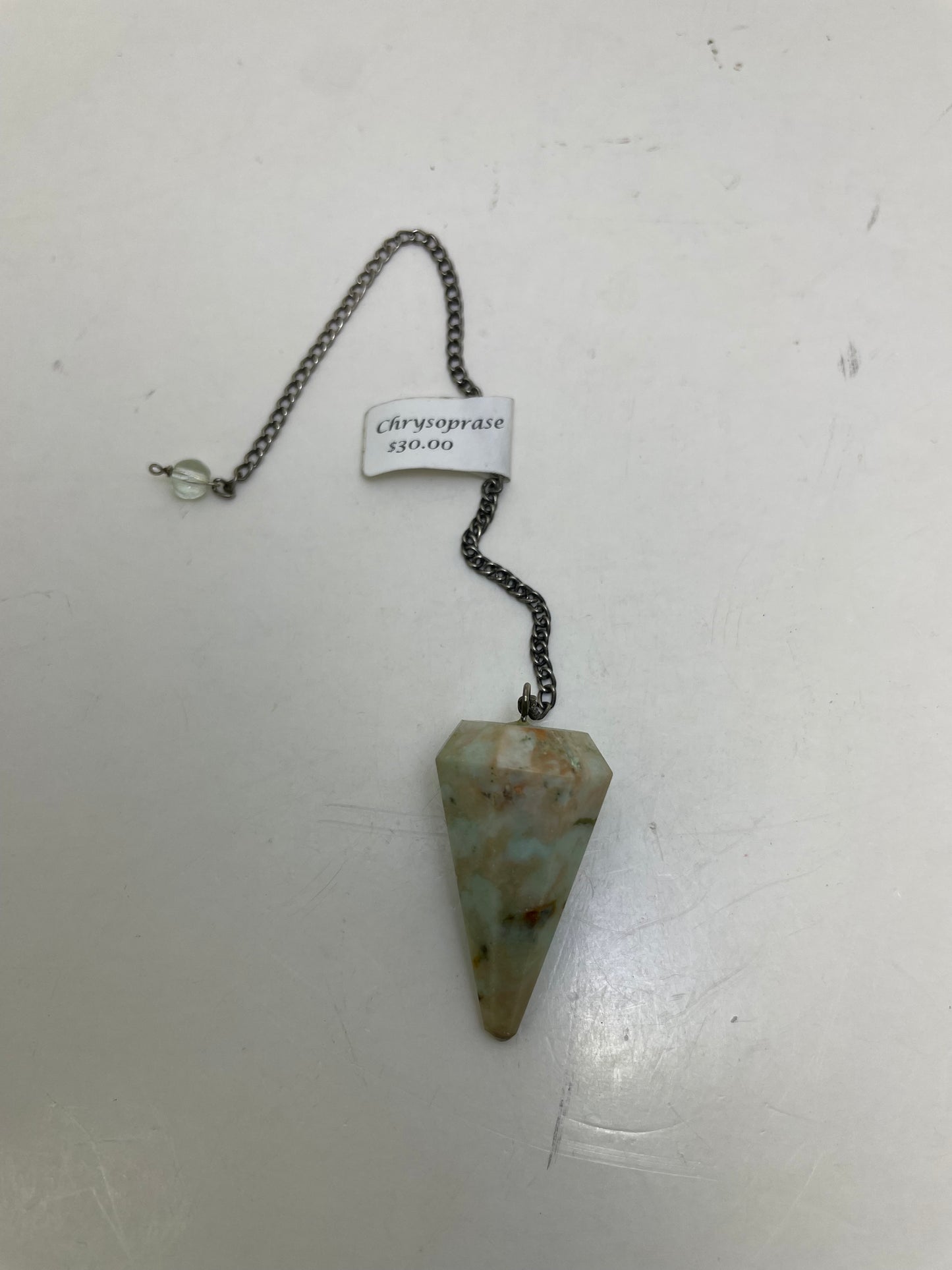 Chrysoprase Pendulum