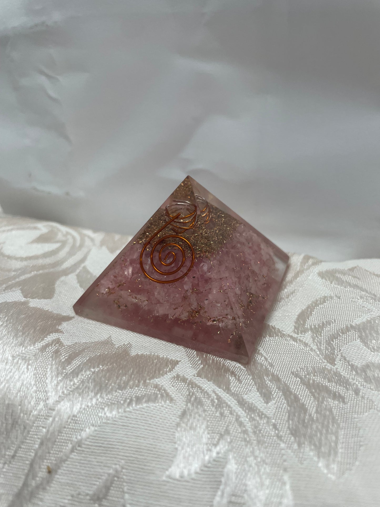 Rose Quartz Pyramid