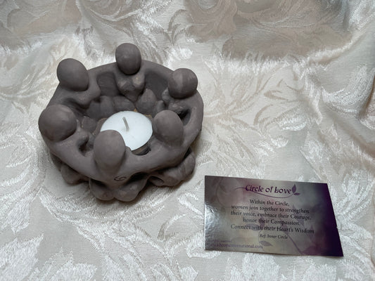Sandstone Goddess T-lite Holder