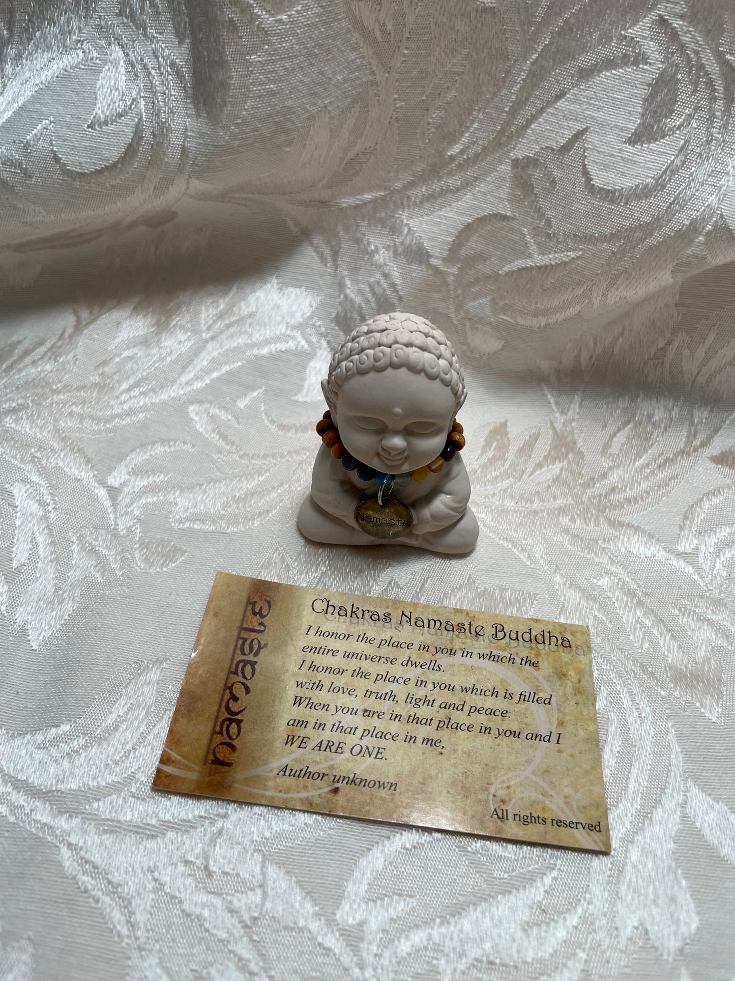 Chakra Namaste Buddha Statue