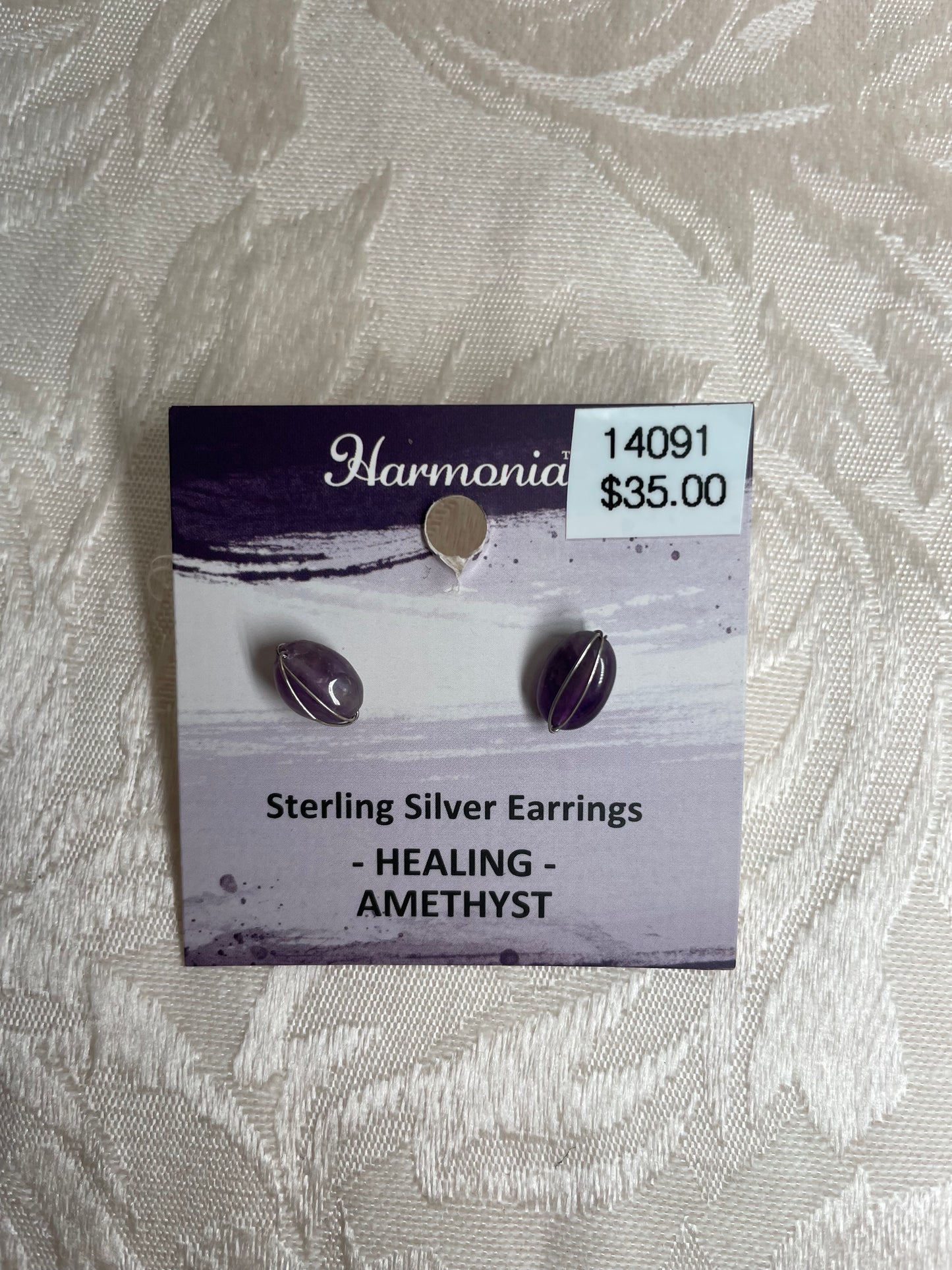 Sterling Silver Amethyst Earrings