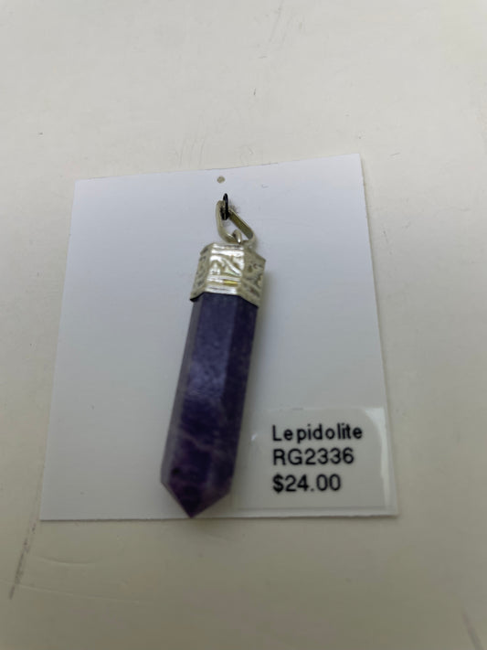 Lepidolite Pendant