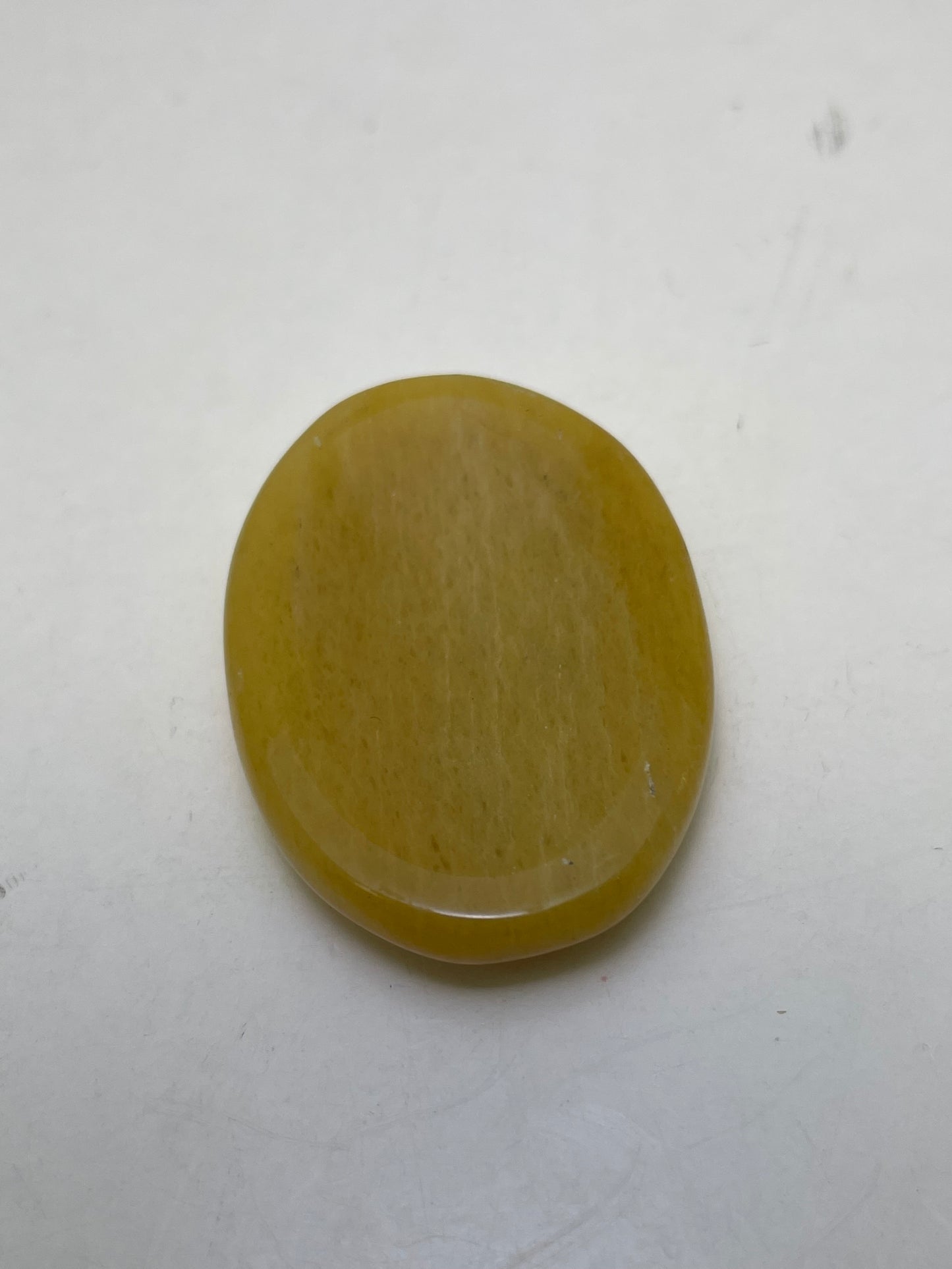 Honey Calcite Thumb Stone