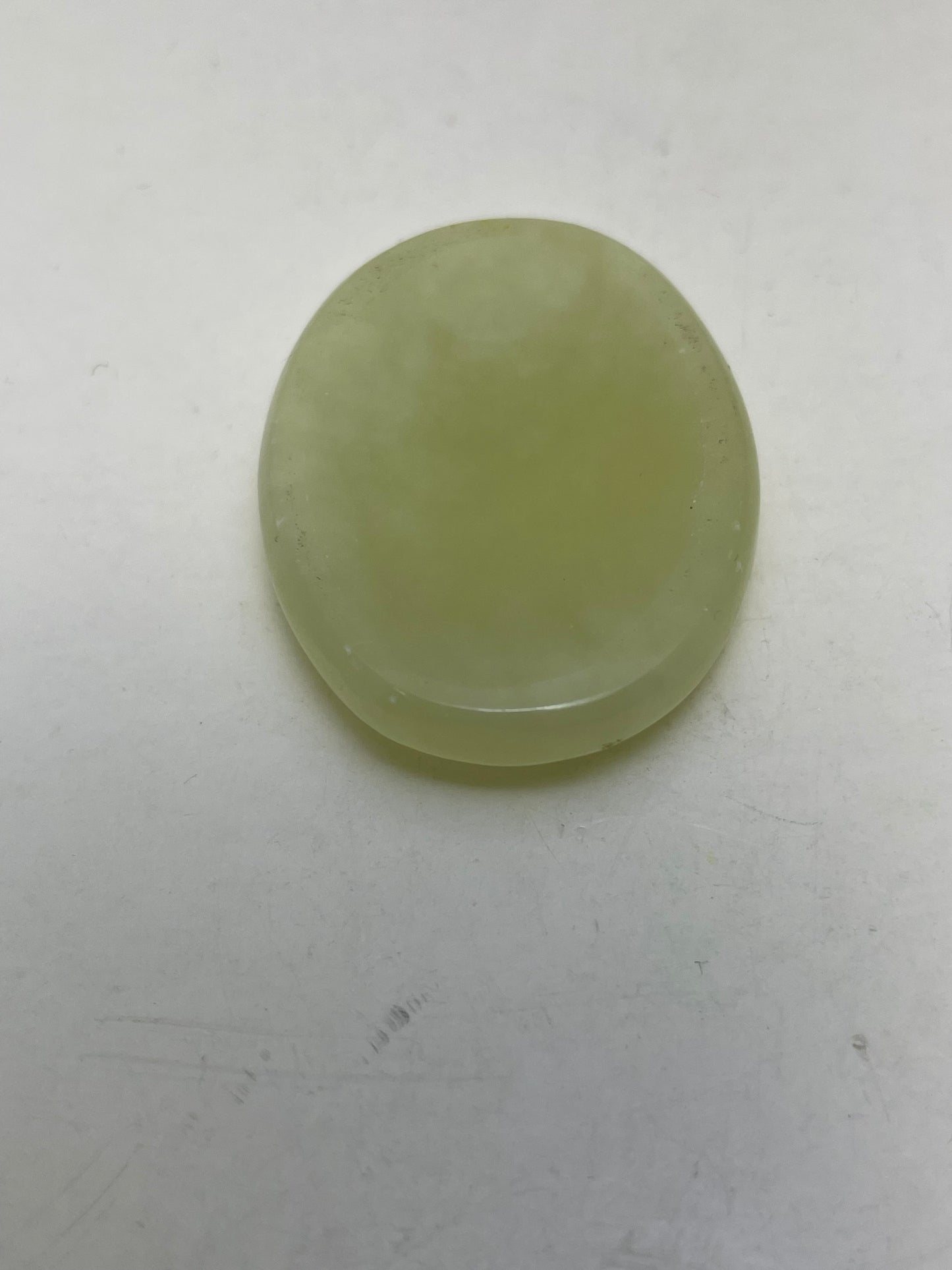 Yellow Calcite Thumb Stone