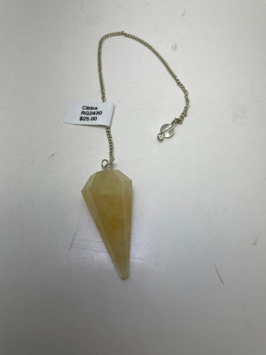 Citrine Pendulum