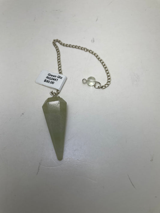 Green Quartz Pendulum