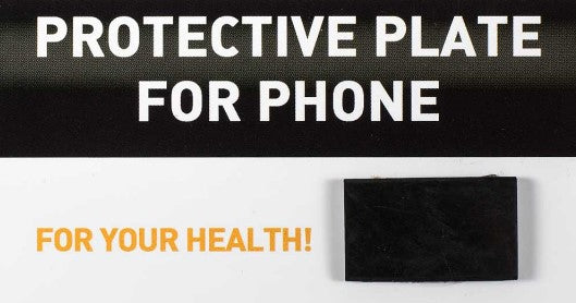 Shungite Cell Phone Protection Plate